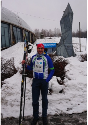 Erik Franke 2024 beim Birkebeinerrennet 